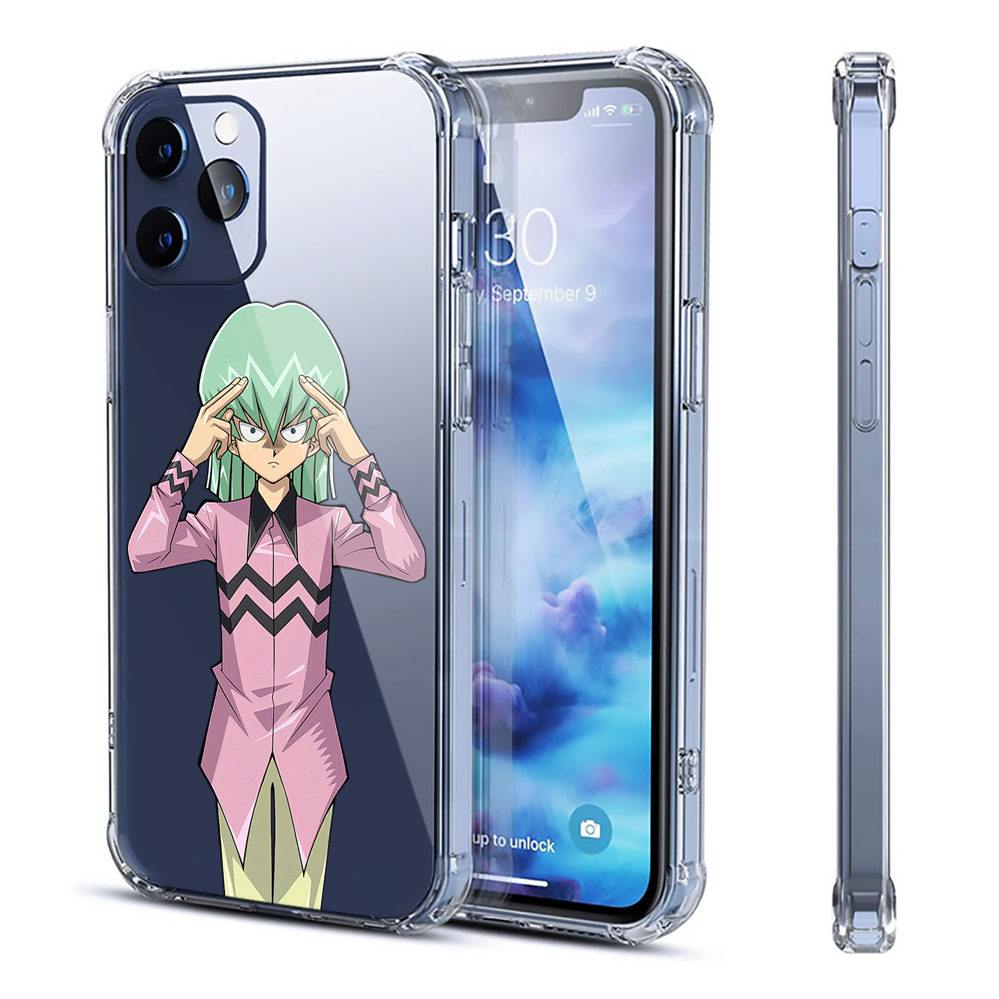 （画像用） 遊☆戯☆王 Yu-Gi-Oh! 【iPhone 12シリーズ対応】透明スマホケース（クリアソフトケース）